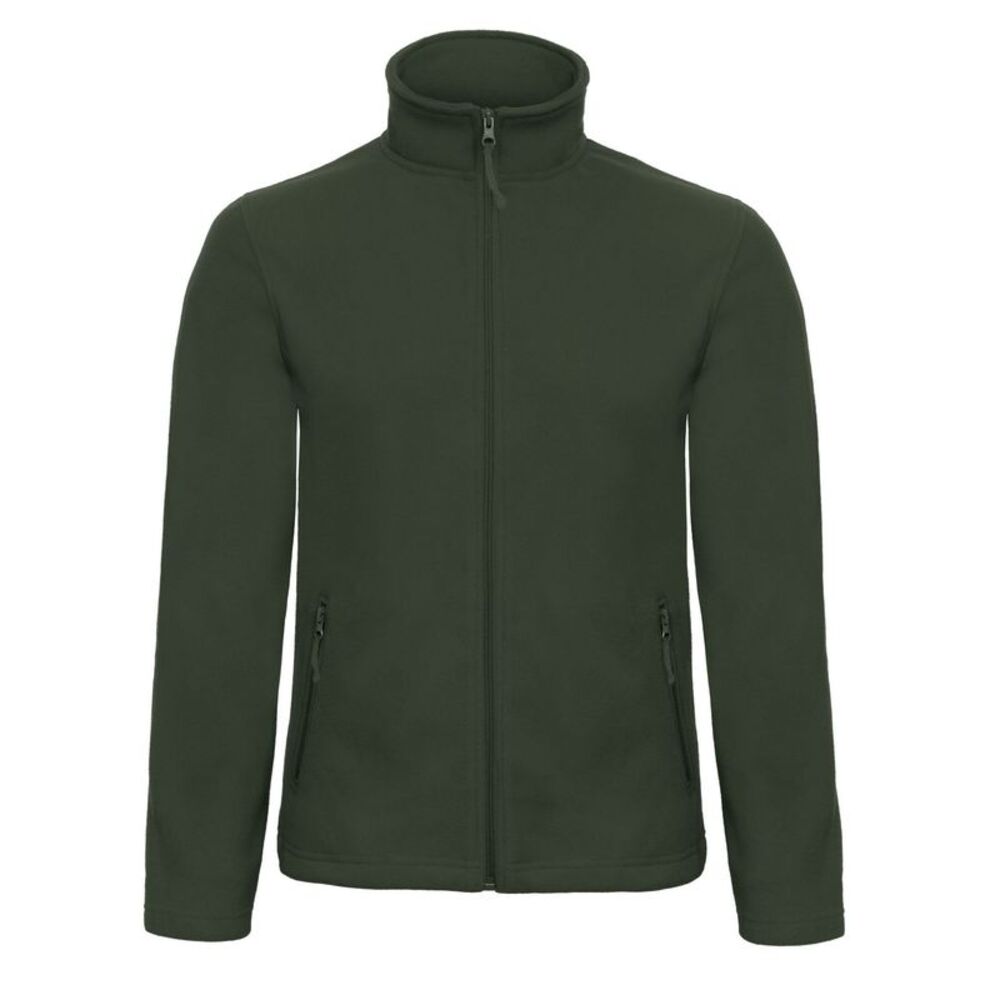 B&C Mens ID.501 Fleece Jacket / Forest Green
